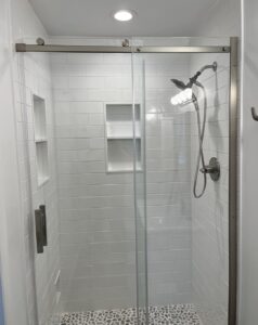 Our bathroom renovation contractors specialize in small bathroom remodels serving Morris County homes including Denville, Randolph, Rockaway, Morris Plains, Parsippany and Flanders.